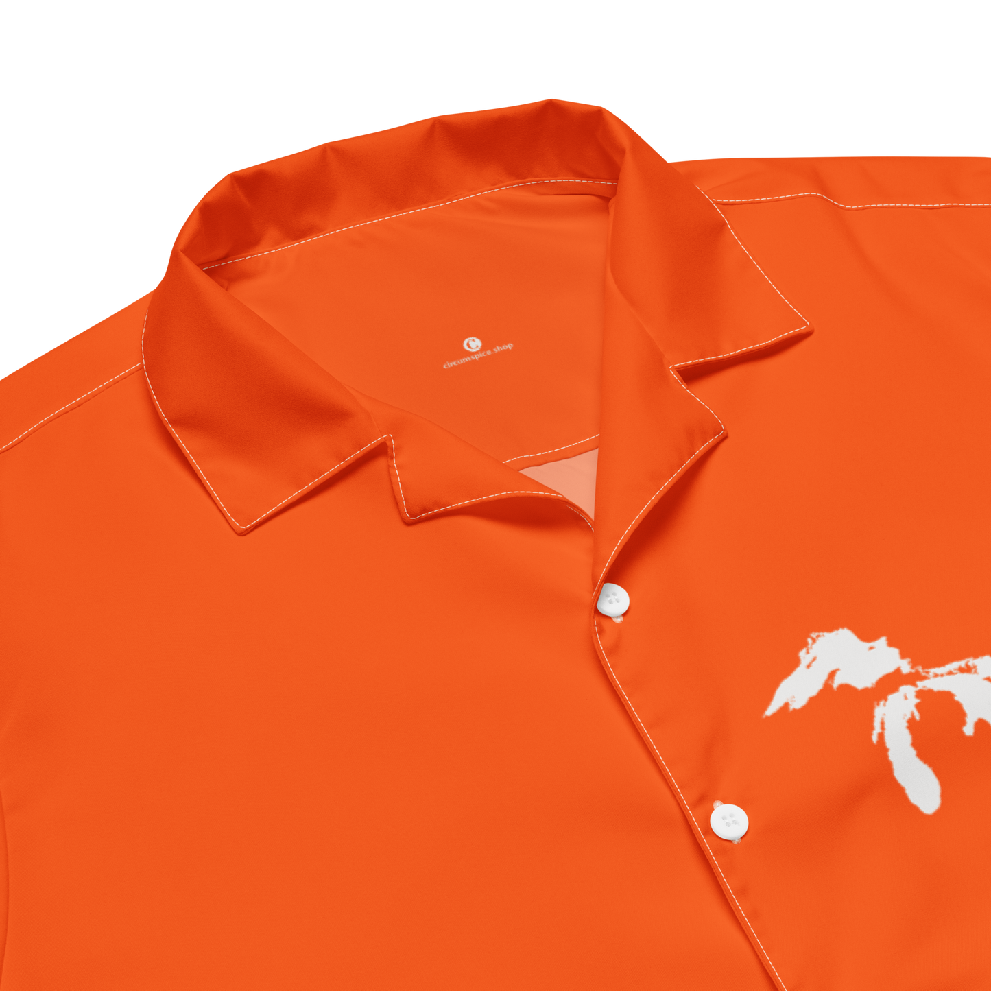 Great Lakes Button Shirt | Holland Orange