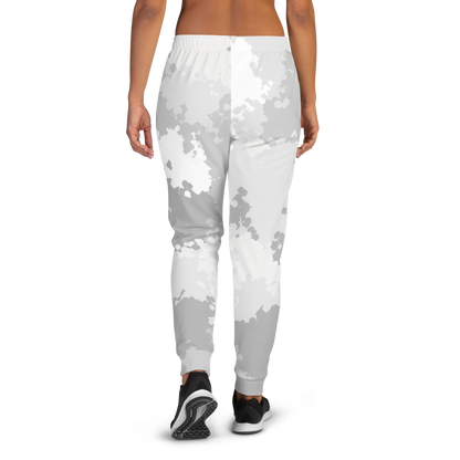 Michigan Upper Peninsula Joggers (w/ UP Outline) | Women's - Snow Camo