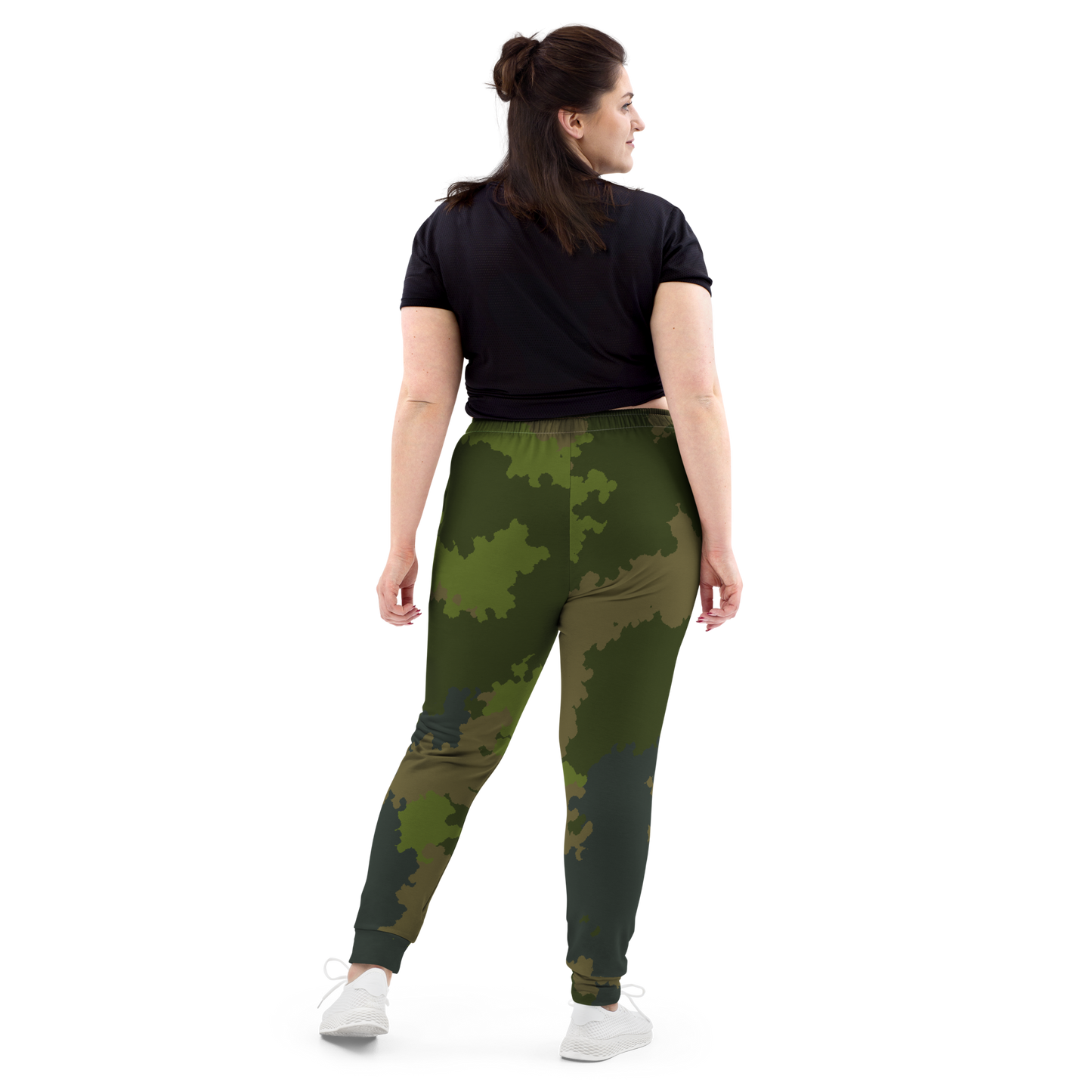 Michigan Upper Peninsula Joggers (w/ UP Outline) | Women's - Woodland Camo