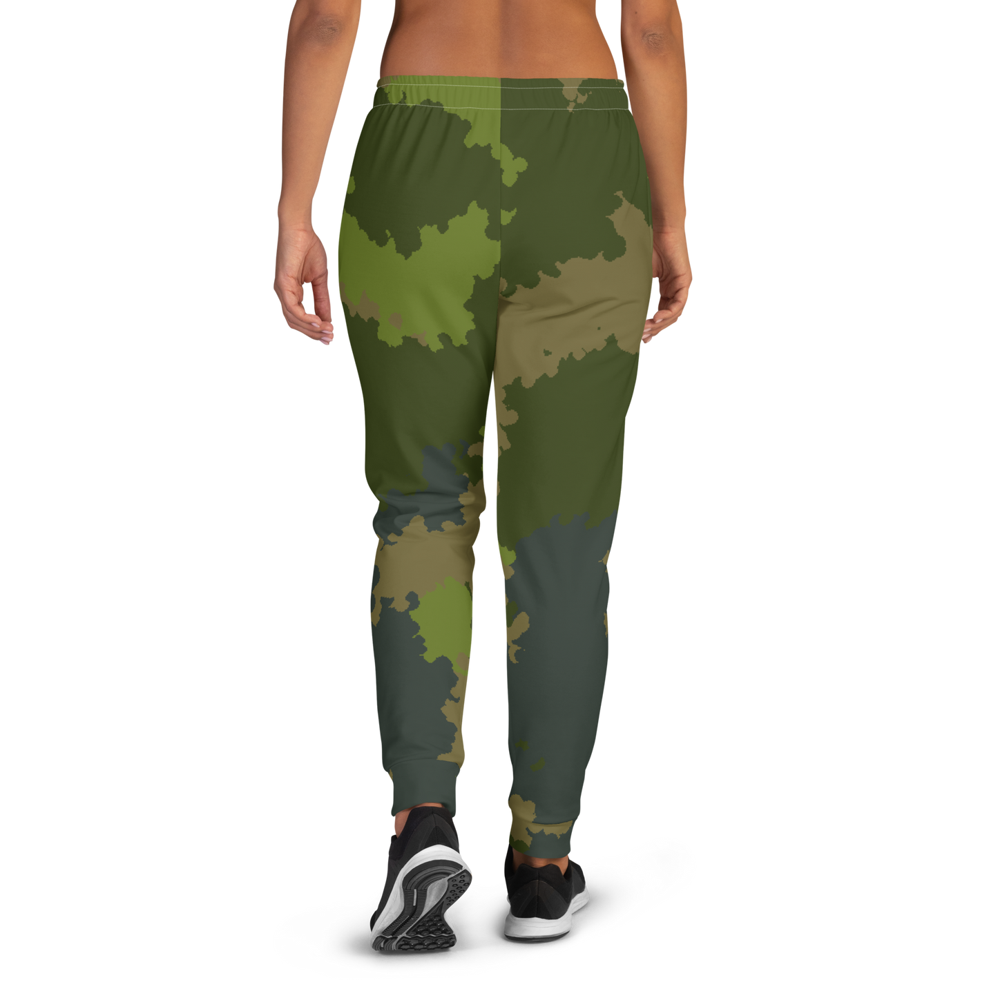 Michigan Upper Peninsula Joggers (w/ UP Outline) | Women's - Woodland Camo