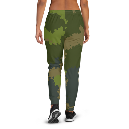 Michigan Upper Peninsula Joggers (w/ UP Outline) | Women's - Woodland Camo