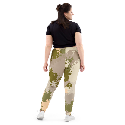 Michigan Upper Peninsula Joggers (w/ UP Outline) | Women's - Rosy Mound Camo