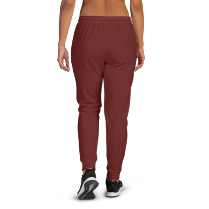 Michigan Upper Peninsula Joggers (w/ UP Outline) | Women's - Cherrywood Color