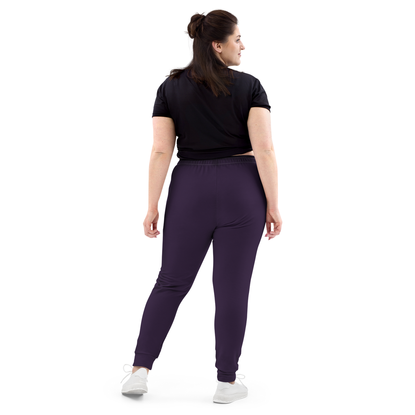 Michigan Upper Peninsula Joggers (w/ UP Outline) | Women's - Blackcurrant Color