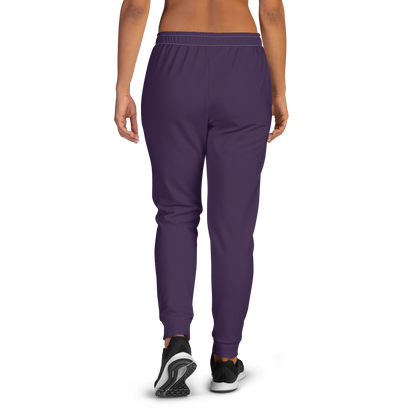 Michigan Upper Peninsula Joggers (w/ UP Outline) | Women's - Blackcurrant Color