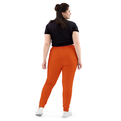 Michigan Upper Peninsula Joggers (w/ UP Outline) | Women's - Maple Leaf Orange