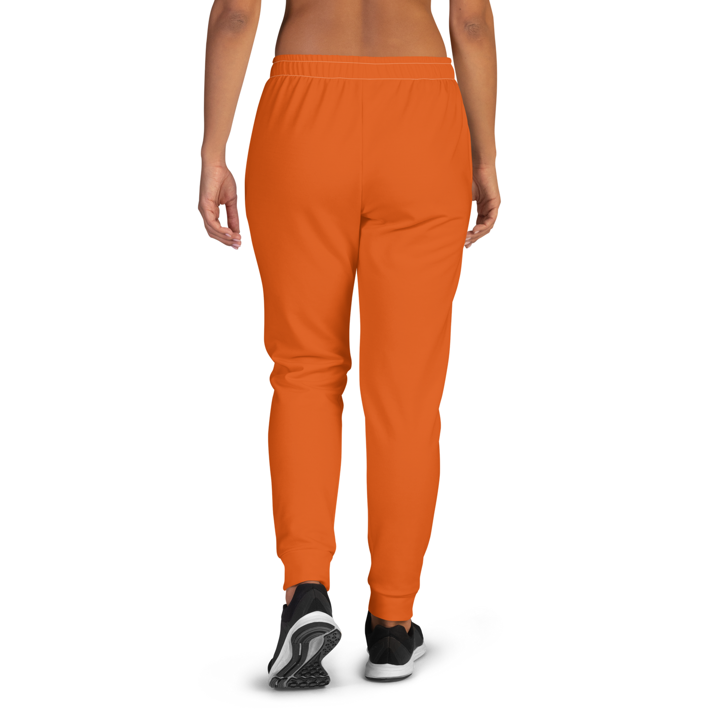 Michigan Upper Peninsula Joggers (w/ UP Outline) | Women's - Maple Leaf Orange