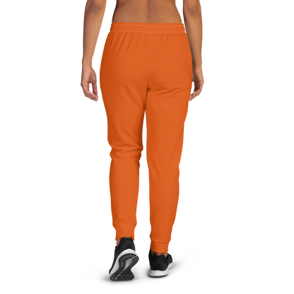 Michigan Upper Peninsula Joggers (w/ UP Outline) | Women's - Maple Leaf Orange