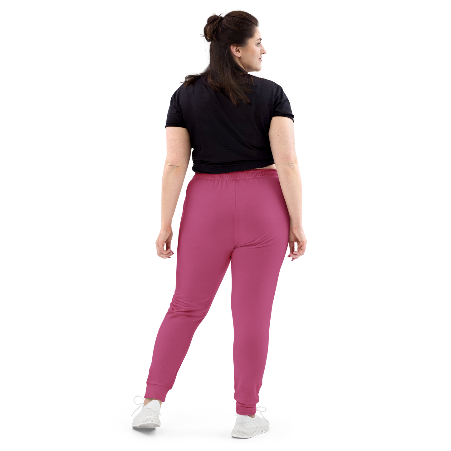 Michigan Upper Peninsula Joggers (w/ UP Outline) | Women's - Apple Blossom Pink