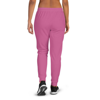 Michigan Upper Peninsula Joggers (w/ UP Outline) | Women's - Apple Blossom Pink