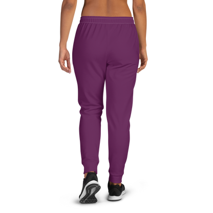 Michigan Upper Peninsula Joggers (w/ UP Outline) | Women's - Tyrian Purple