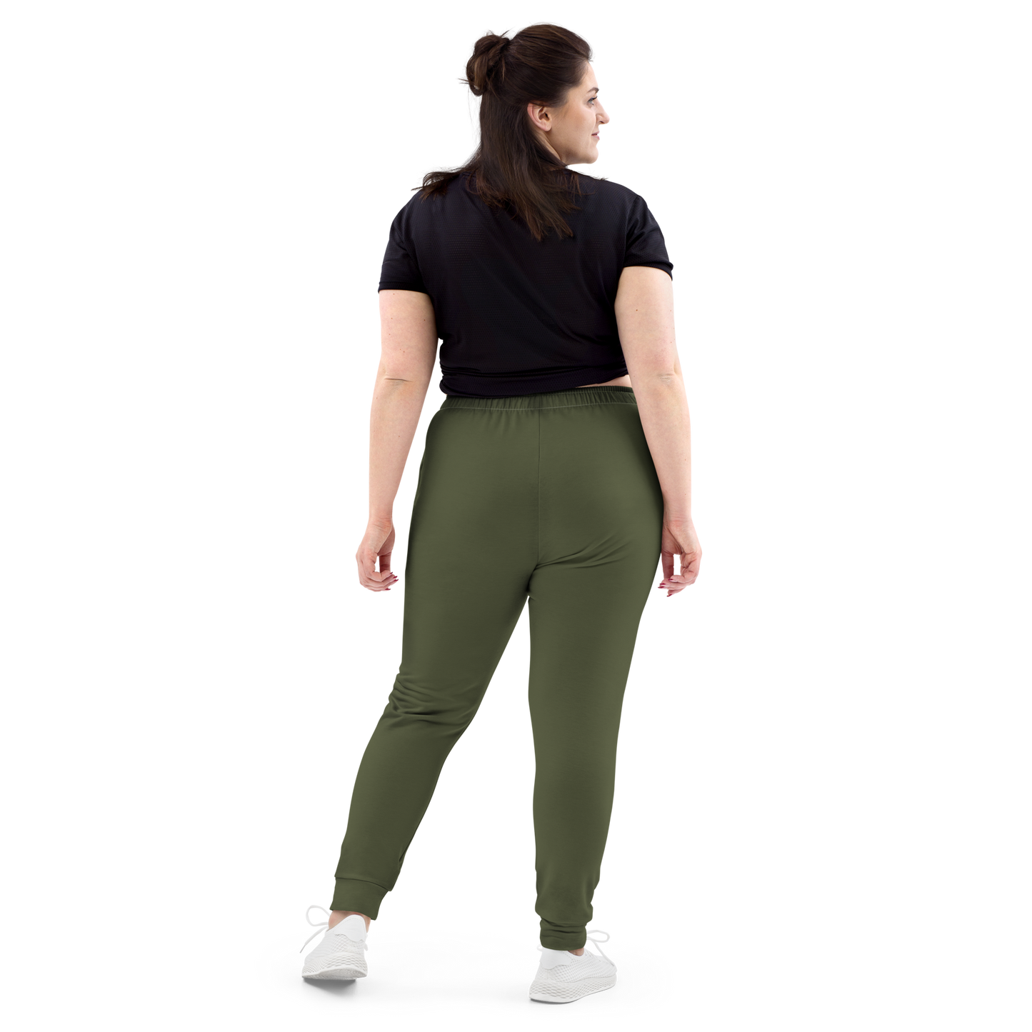 Michigan Upper Peninsula Joggers (w/ UP Outline) | Women's - Army Green