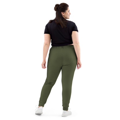 Michigan Upper Peninsula Joggers (w/ UP Outline) | Women's - Army Green