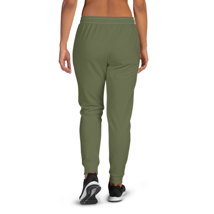 Michigan Upper Peninsula Joggers (w/ UP Outline) | Women's - Army Green