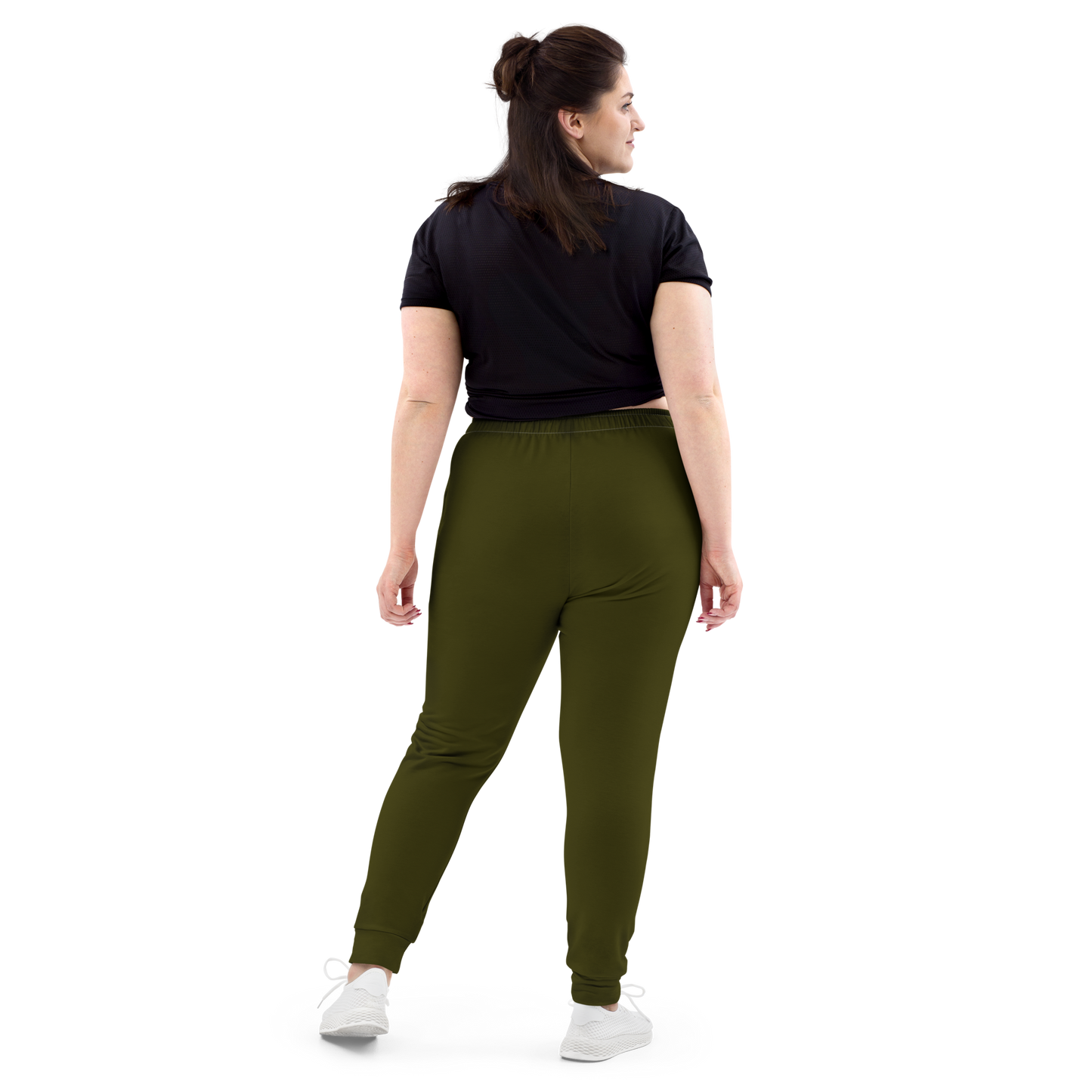 Michigan Upper Peninsula Joggers (w/ UP Outline) | Women's - Military Green