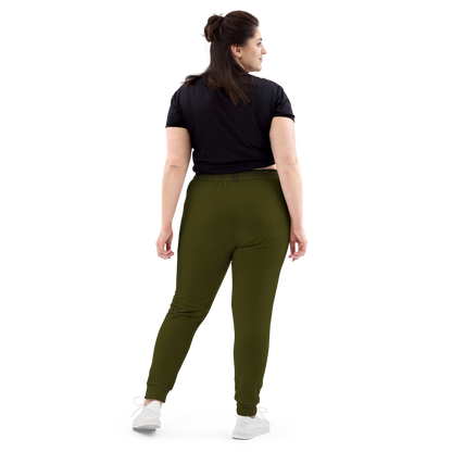 Michigan Upper Peninsula Joggers (w/ UP Outline) | Women's - Military Green