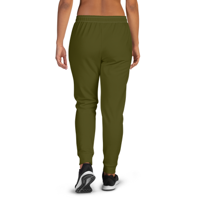 Michigan Upper Peninsula Joggers (w/ UP Outline) | Women's - Military Green