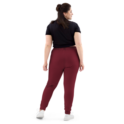 Michigan Upper Peninsula Joggers (w/ UP Outline) | Women's - Burgandy