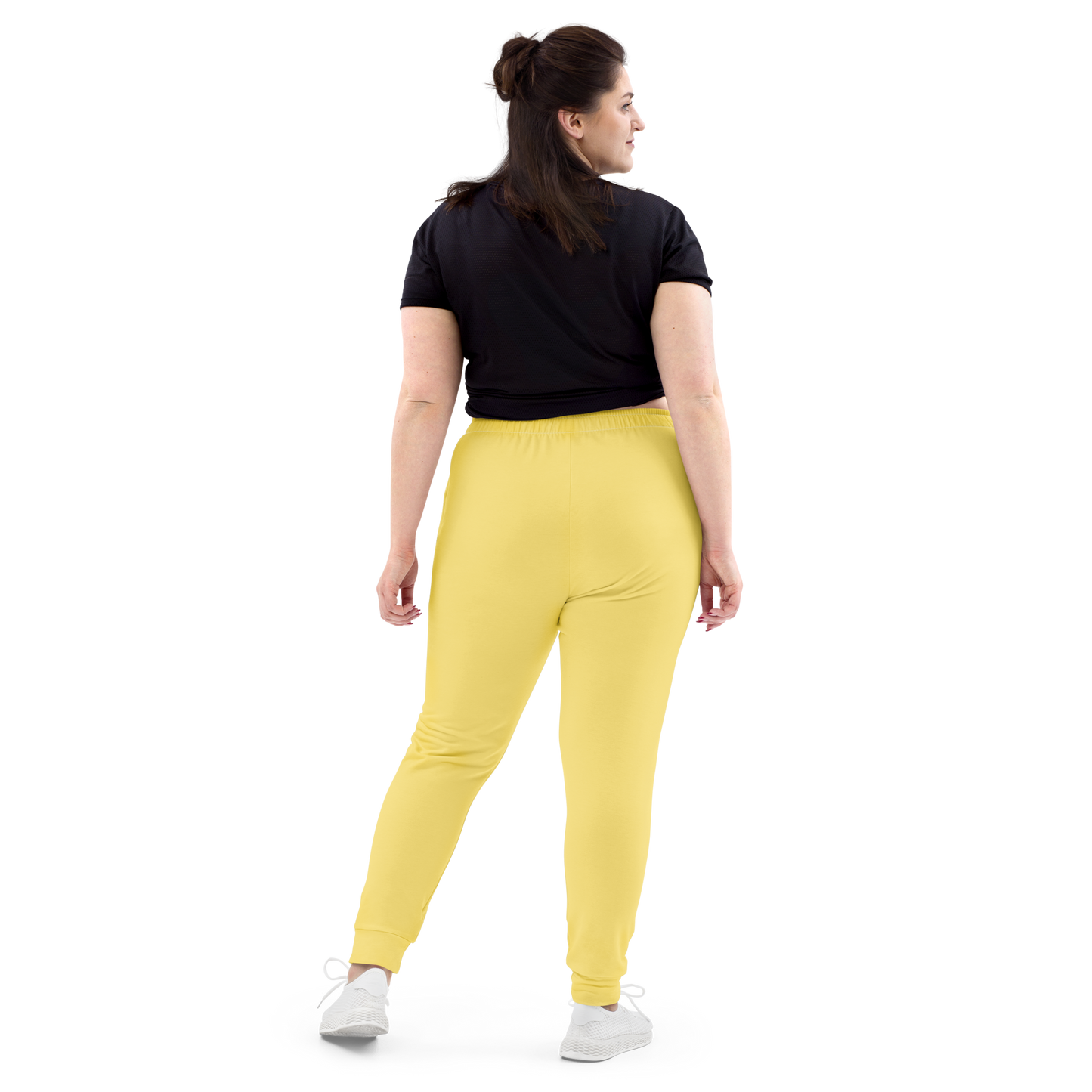 Michigan Upper Peninsula Joggers (w/ UP Outline) | Women's - Cherry Yellow