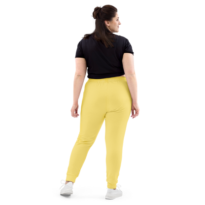 Michigan Upper Peninsula Joggers (w/ UP Outline) | Women's - Cherry Yellow