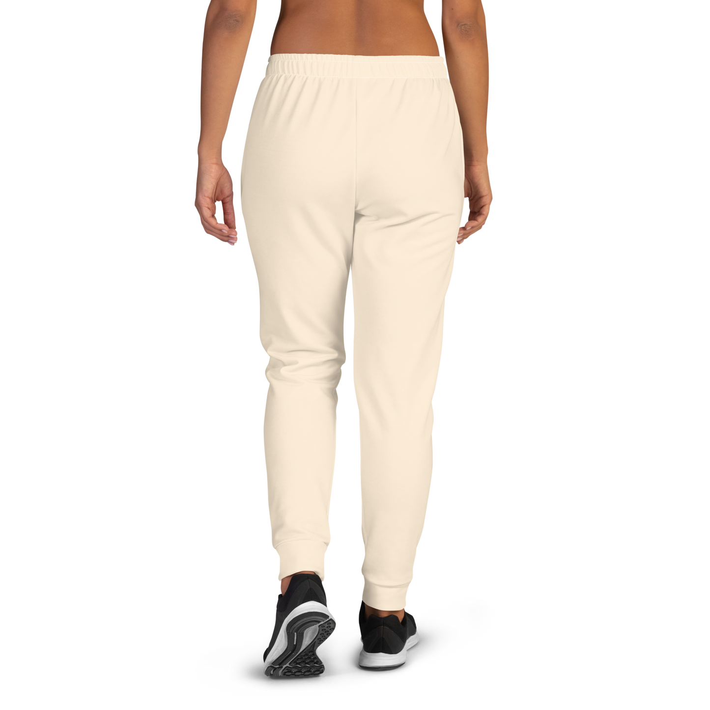 Michigan Upper Peninsula Joggers (w/ UP Outline) | Women's - Champagne White