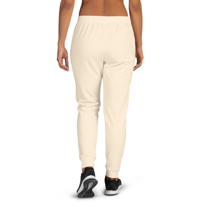 Michigan Upper Peninsula Joggers (w/ UP Outline) | Women's - Champagne White