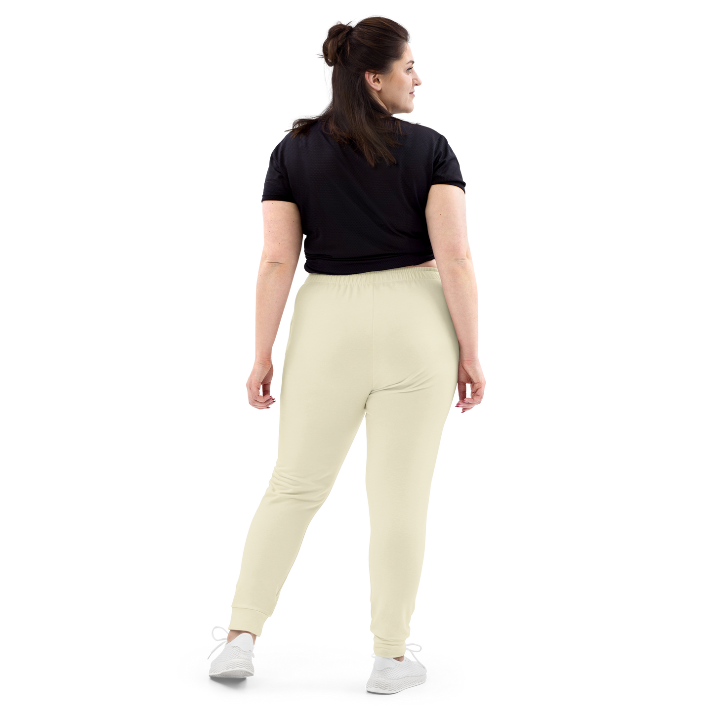 Michigan Upper Peninsula Joggers (w/ UP Outline) | Women's - Ivory