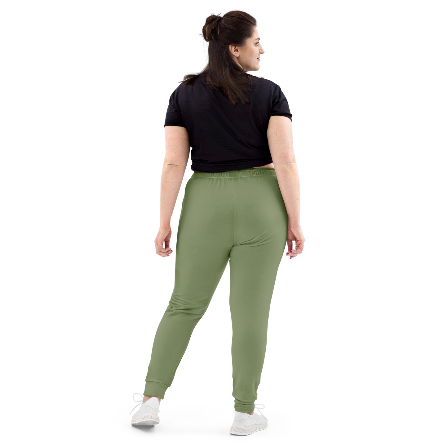 Michigan Upper Peninsula Joggers (w/ UP Outline) | Women's - Beachgrass Green