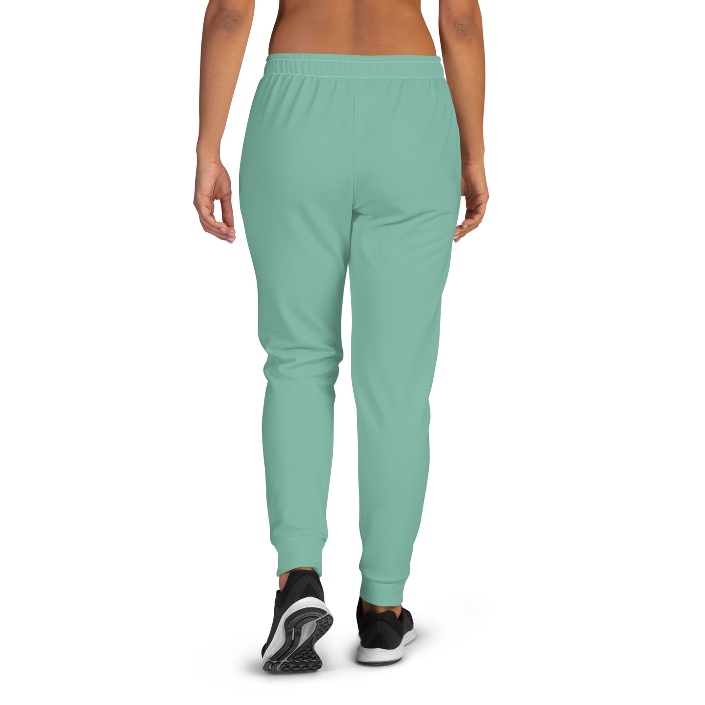 Michigan Upper Peninsula Joggers (w/ UP Outline) | Women's - Metallic Mint Green