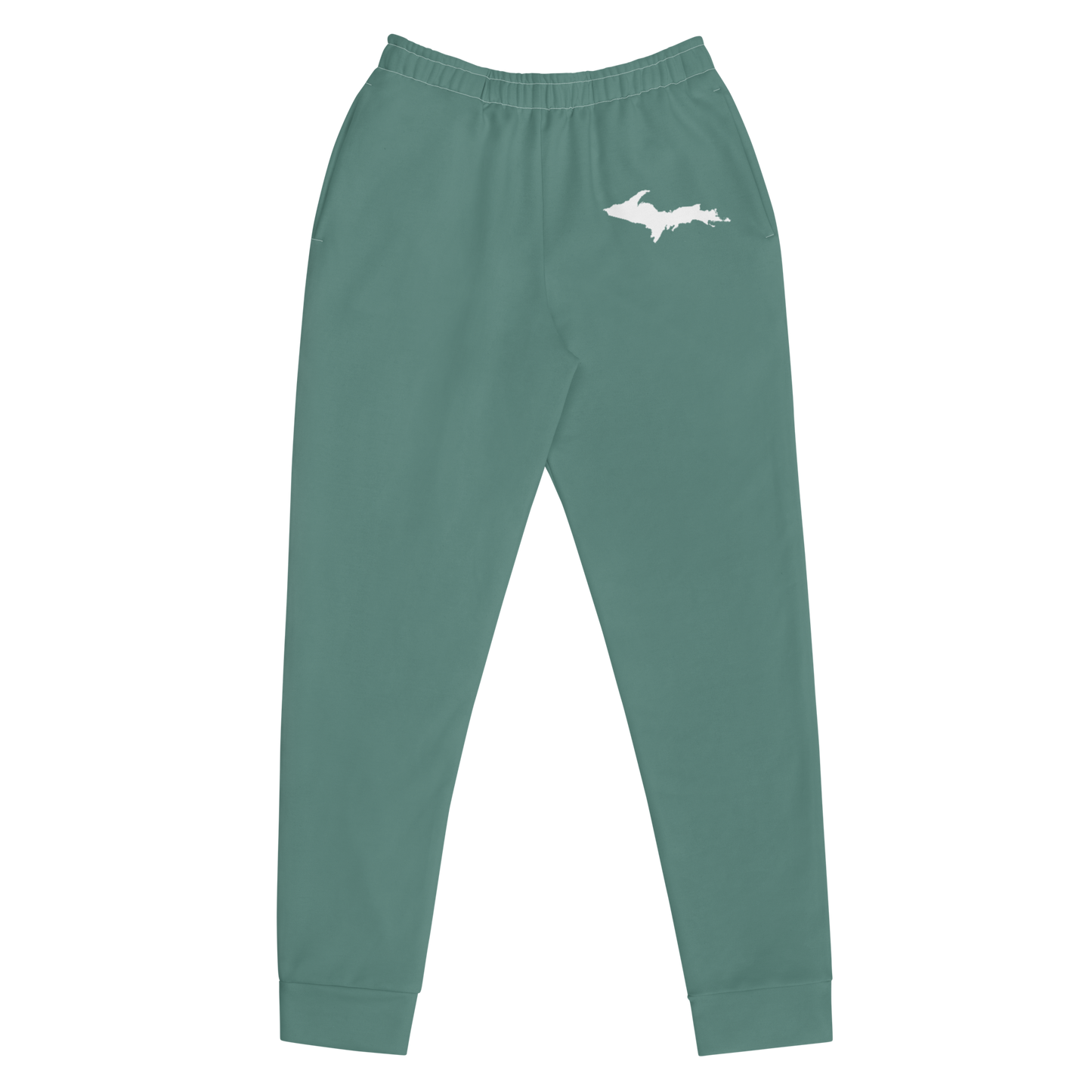 Michigan Upper Peninsula Joggers (w/ UP Outline) | Women's - Copper Green