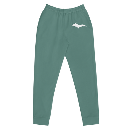 Michigan Upper Peninsula Joggers (w/ UP Outline) | Women's - Copper Green