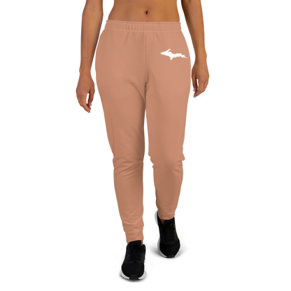 Michigan Upper Peninsula Joggers (w/ UP Outline) | Women's - Copper Color