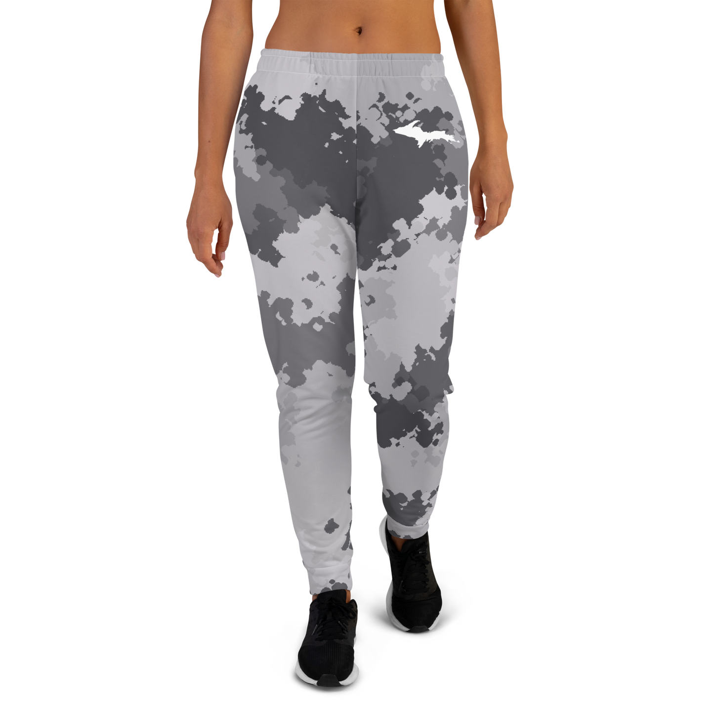 Michigan Upper Peninsula Joggers (w/ UP Outline) | Women's - Iron Ore Camo