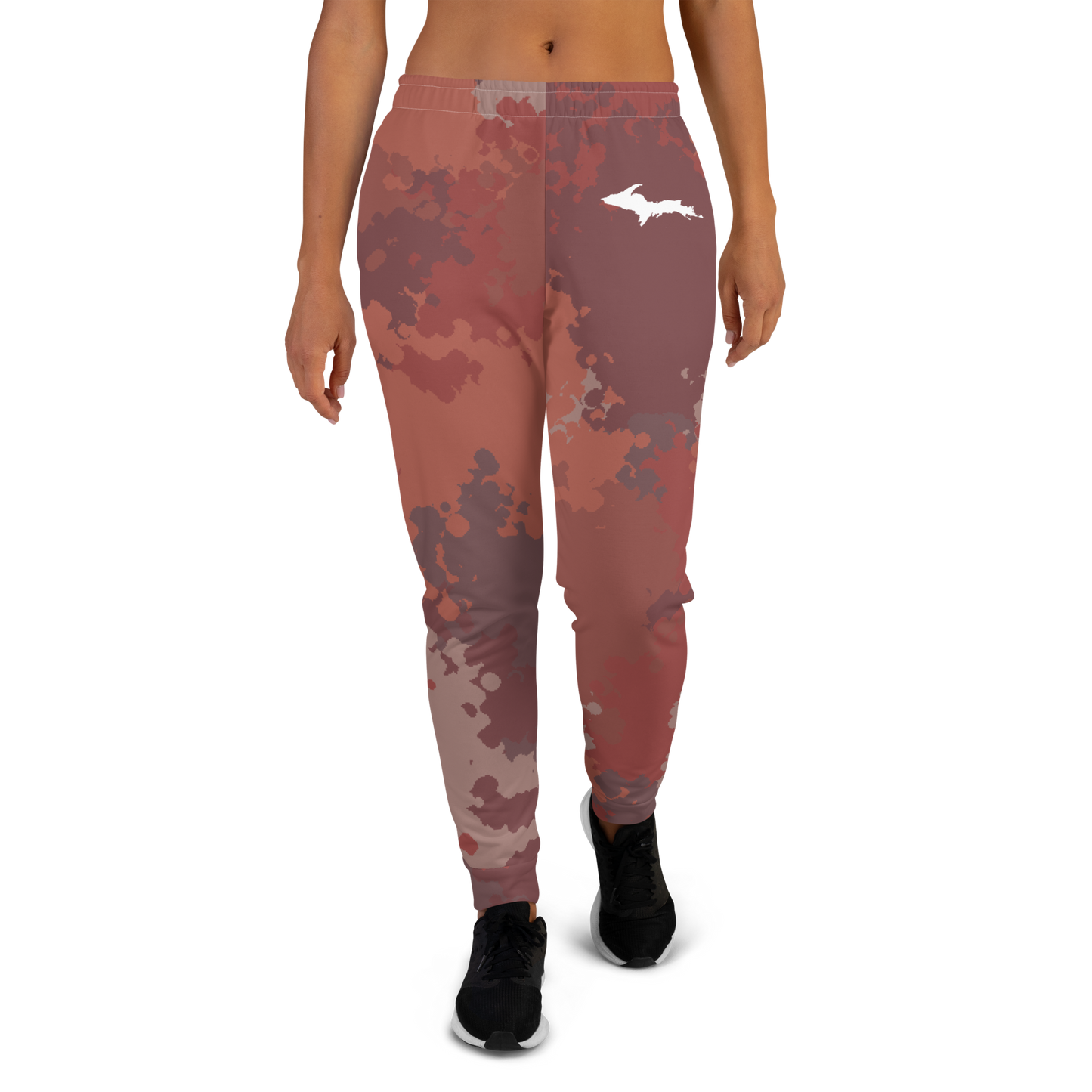 Michigan Upper Peninsula Joggers (w/ UP Outline) | Women's - Ore Dock Camo