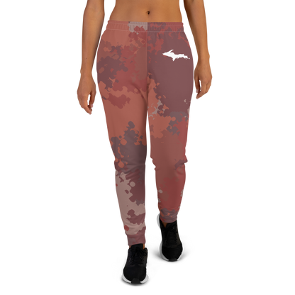 Michigan Upper Peninsula Joggers (w/ UP Outline) | Women's - Ore Dock Camo