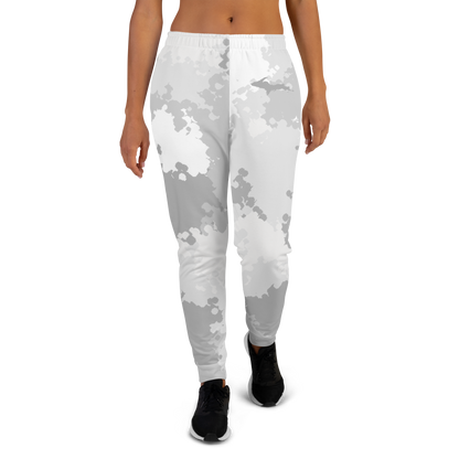 Michigan Upper Peninsula Joggers (w/ UP Outline) | Women's - Snow Camo