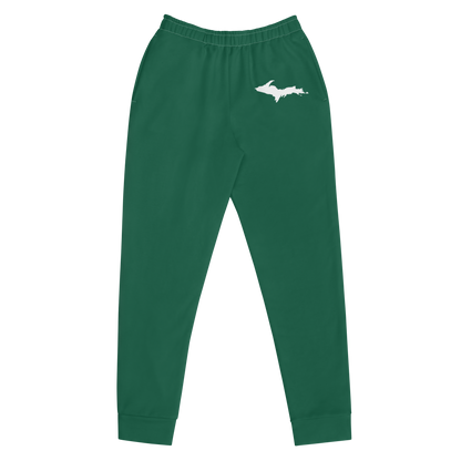 Michigan Upper Peninsula Joggers (w/ UP Outline) | Women's - Superior Green