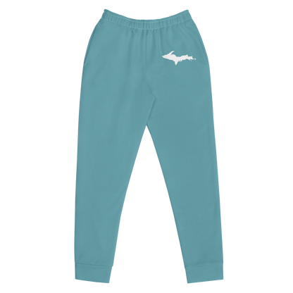 Michigan Upper Peninsula Joggers (w/ UP Outline) | Women's - Lake Huron Blue