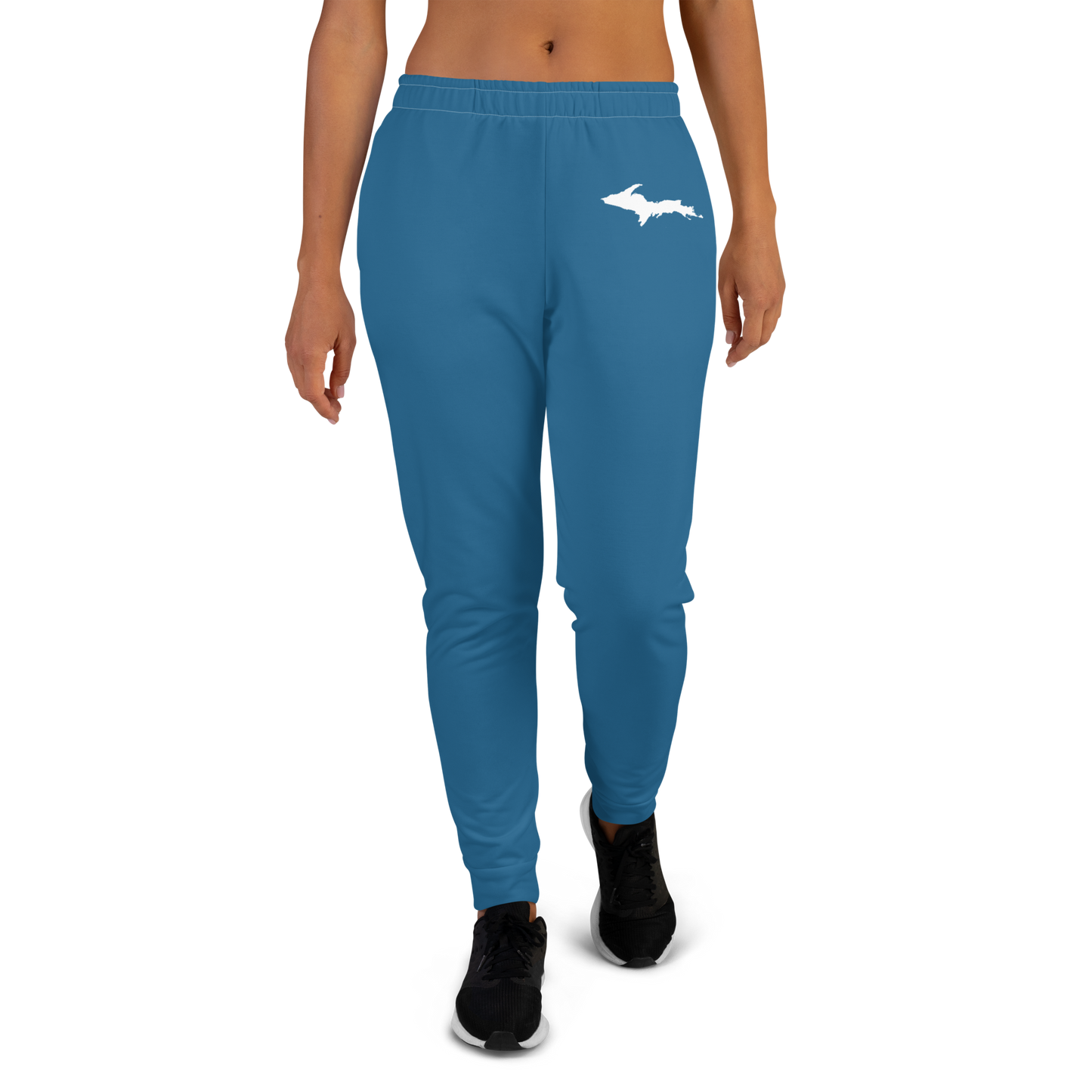 Michigan Upper Peninsula Joggers (w/ UP Outline) | Women's - Blueberry