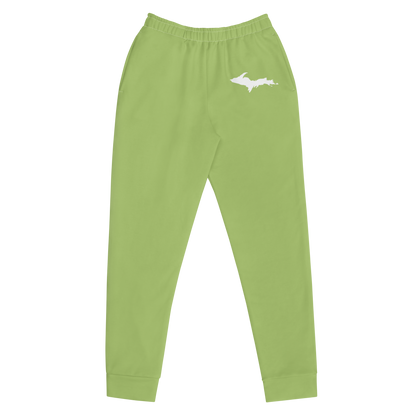 Michigan Upper Peninsula Joggers (w/ UP Outline) | Women's - Gooseberry Green