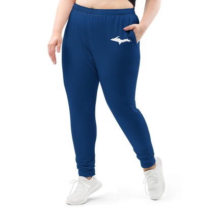 Michigan Upper Peninsula Joggers (w/ UP Outline) | Women's - Dearborn Blue