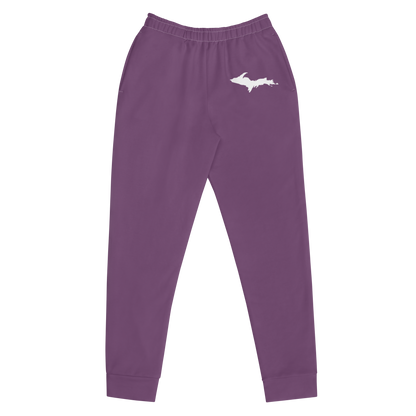 Michigan Upper Peninsula Joggers (w/ UP Outline) | Women's - Plum