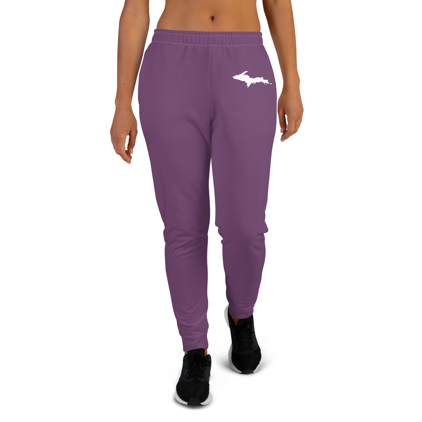 Michigan Upper Peninsula Joggers (w/ UP Outline) | Women's - Plum