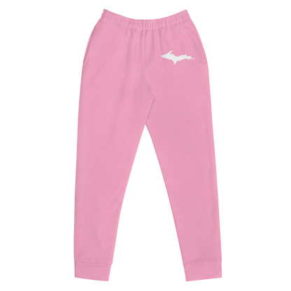 Michigan Upper Peninsula Joggers (w/ UP Outline) | Women's - '67 Caddie Pink