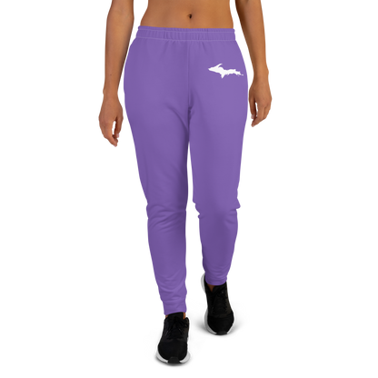 Michigan Upper Peninsula Joggers (w/ UP Outline) | Women's - Lake Iris