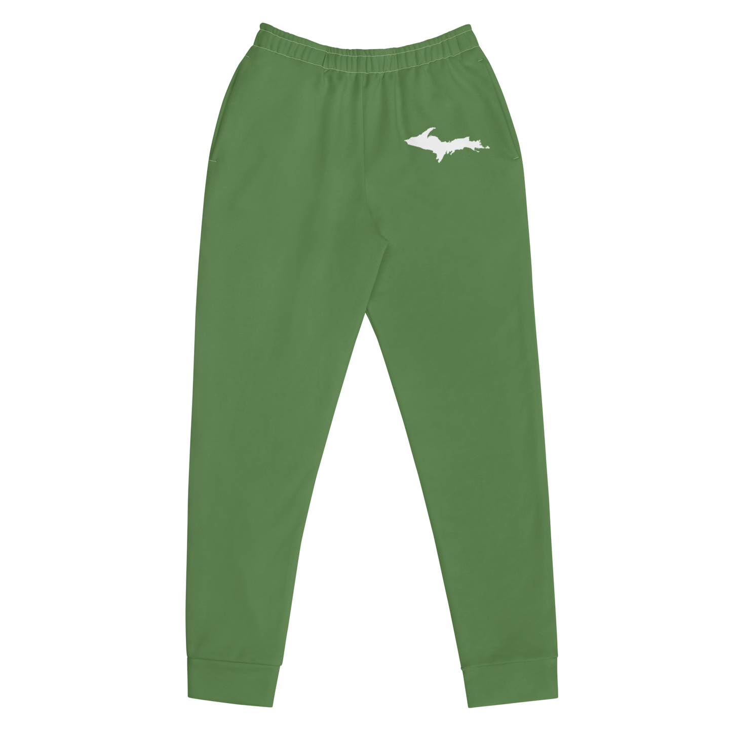 Michigan Upper Peninsula Joggers (w/ UP Outline) | Women's - Pine Green