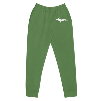 Michigan Upper Peninsula Joggers (w/ UP Outline) | Women's - Pine Green