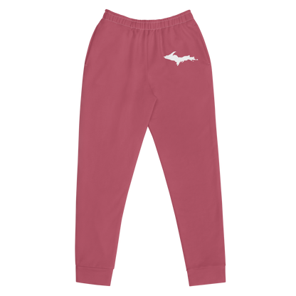 Michigan Upper Peninsula Joggers (w/ UP Outline) | Women's - Popstar Pink