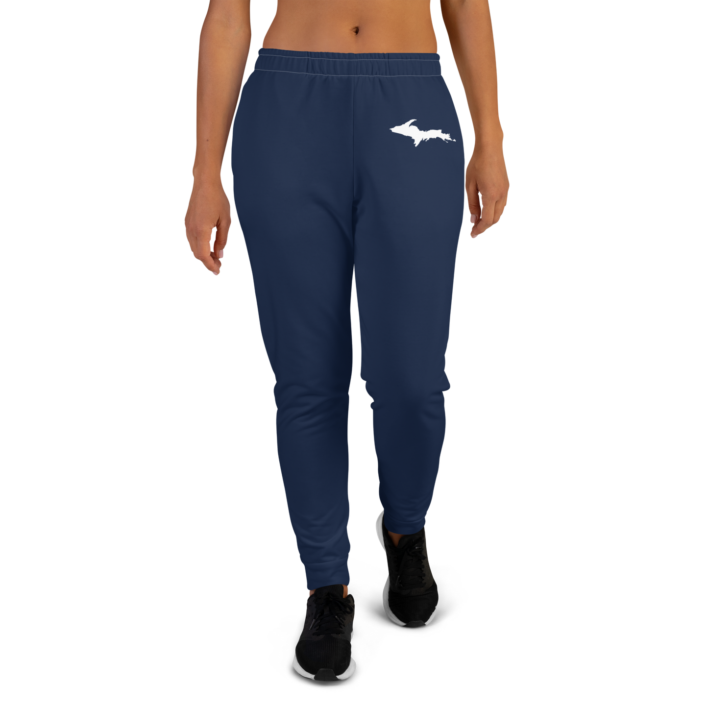 Michigan Upper Peninsula Joggers (w/ UP Outline) | Women's - Navy