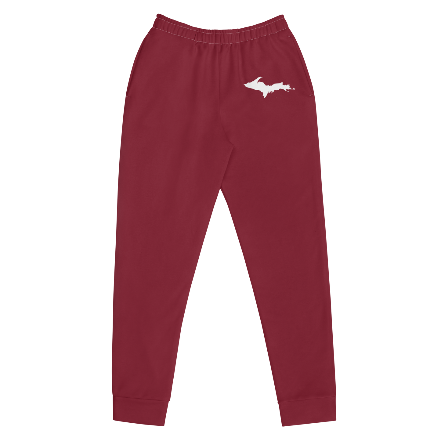 Michigan Upper Peninsula Joggers (w/ UP Outline) | Women's - Burgandy